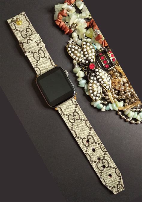 repurposed designer Apple Watch bands